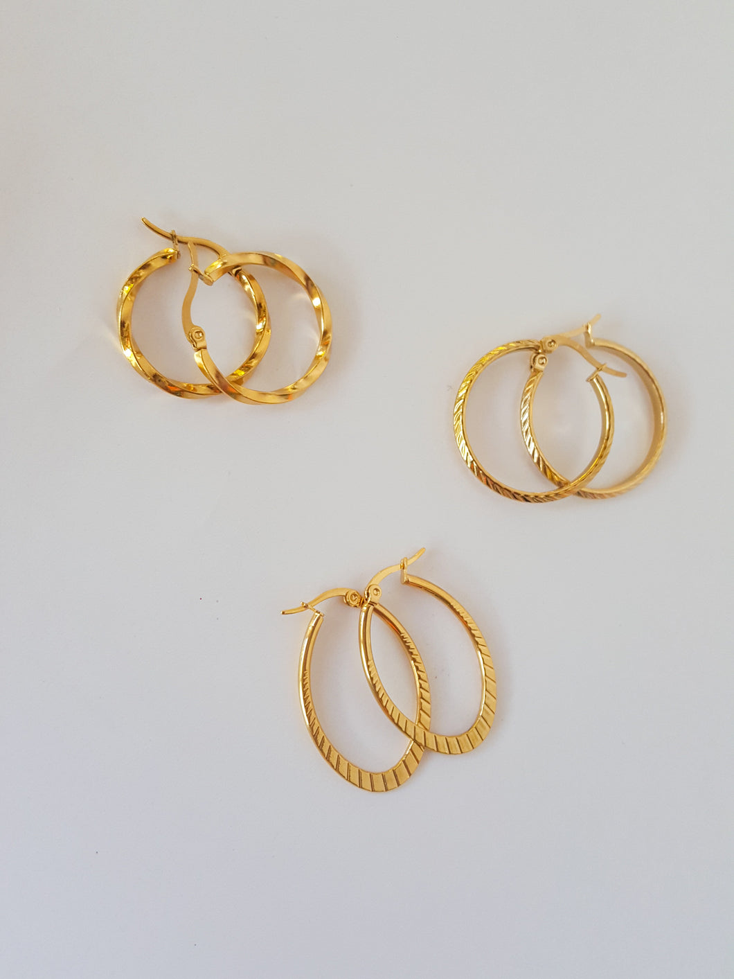 3pair Combo- Trio Hoops