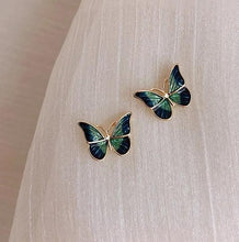 Load image into Gallery viewer, Glazed Butterfly Studs
