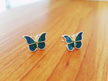 Load image into Gallery viewer, Glazed Butterfly Studs

